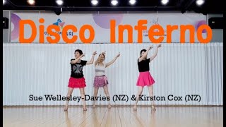 Disco Inferno Linedance demo Improver @ARADONG linedance