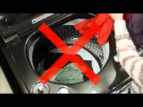 GE Appliances High Efficiency Top Load Washer with Infuser - Proper Use and Loading