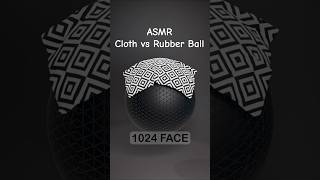 3D Cloth Simulation - Big Rubber Ball vs Cloth 💥- Satisfying ASMR Animation ✨