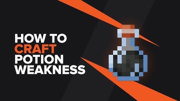 How to make a Splash Potion of Weakness in Minecraft