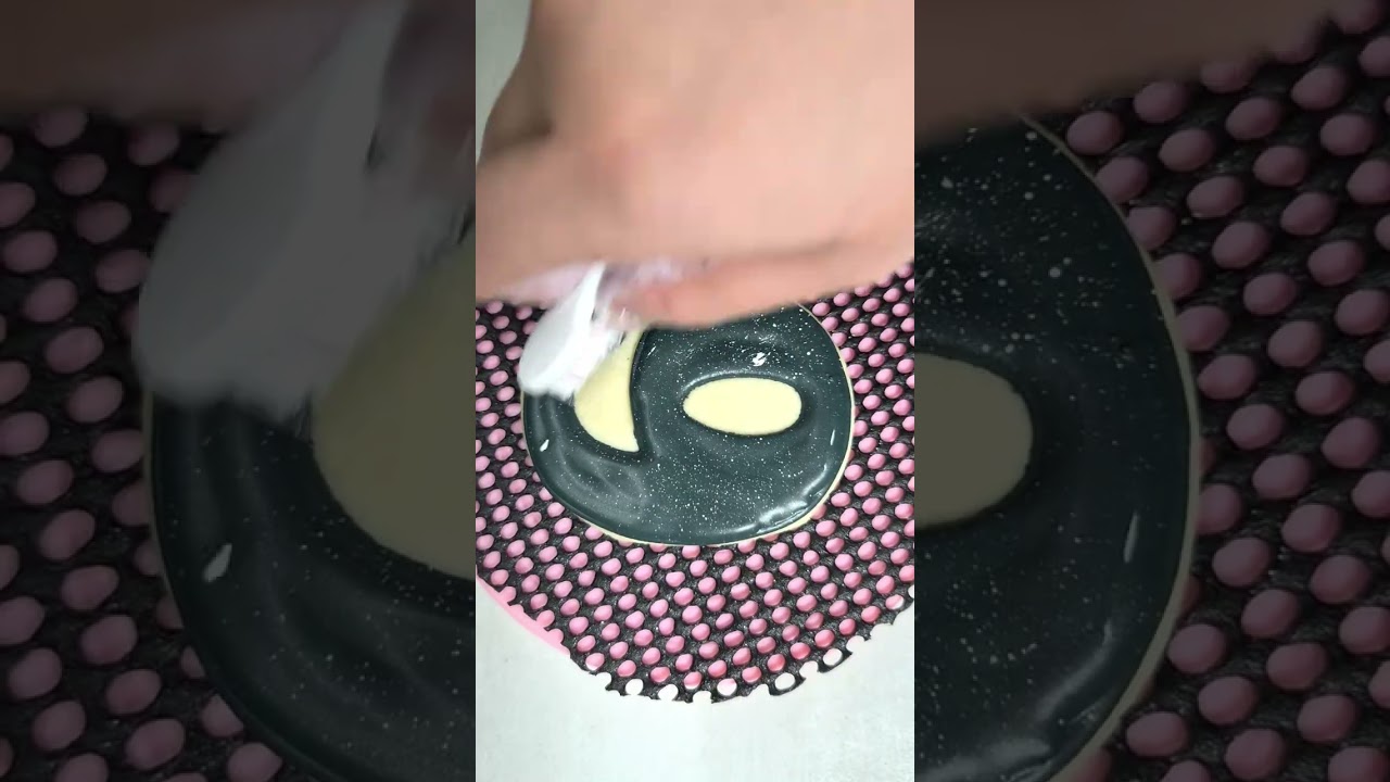 Number 6 Space Theme Cookie Design 