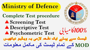MOD Test preparation 2024 | Ministry of Defence Test preparation | MOD Test complete Procedure 2024