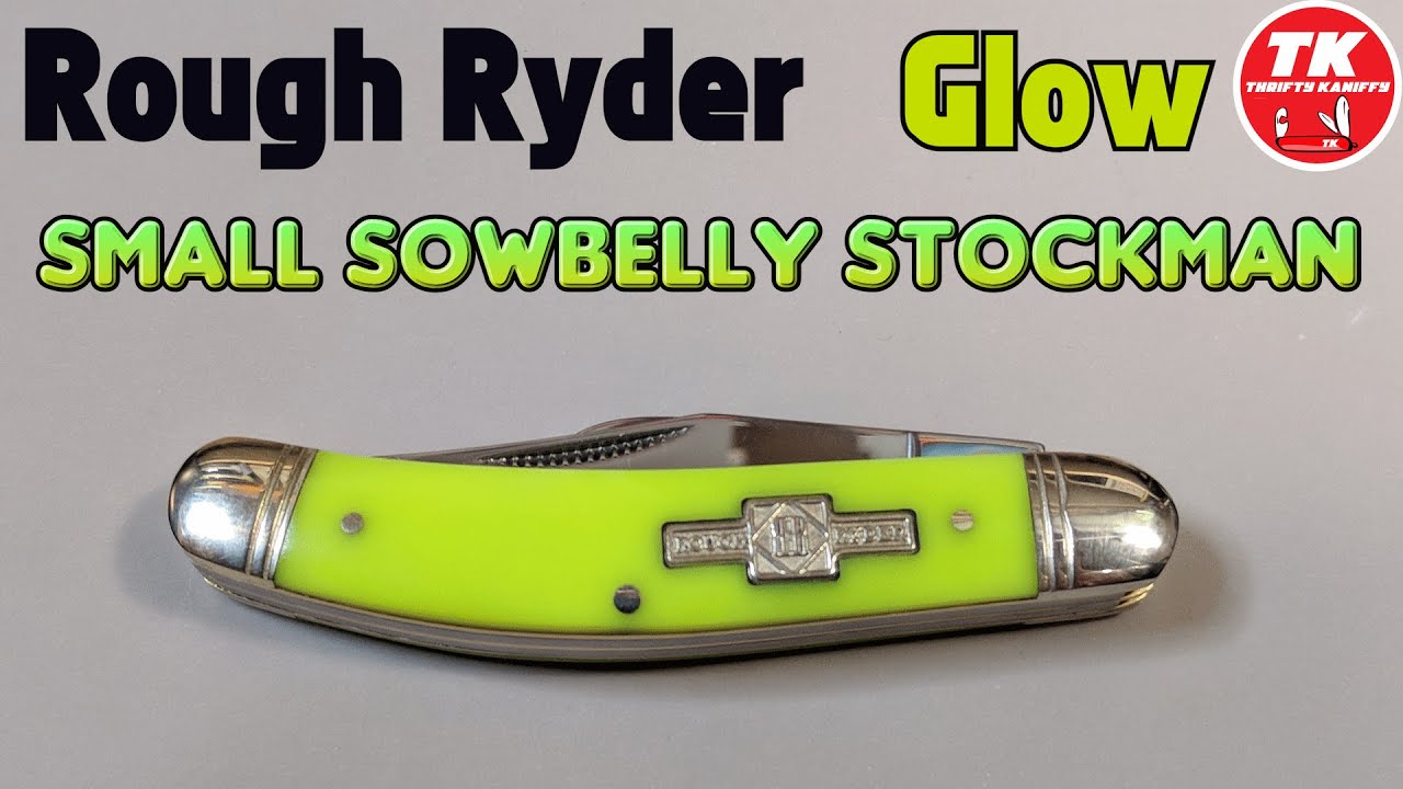 Rough Ryder Glow Small Sowbelly Stockman RR2492 Pocket Knife