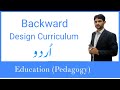 Backward Curriculum Design in Urdu