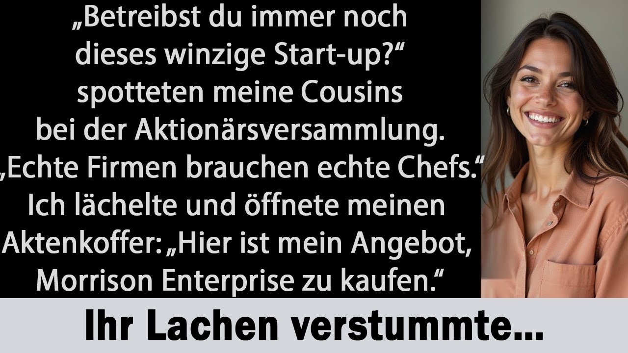 Beim Familientreffen lachten sie über meine Firma – bis sie die Übernahme sahen.