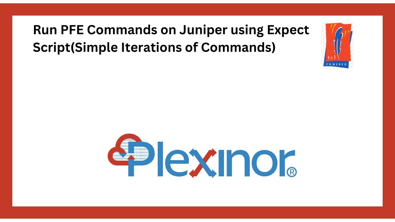 Run PFE Commands on Juniper using Expect Script(Simple Iterations of Commands)