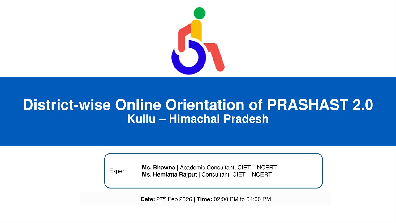 District-wise Online Orientation of PRASHAST 2.0  Kullu – Himachal Pradesh