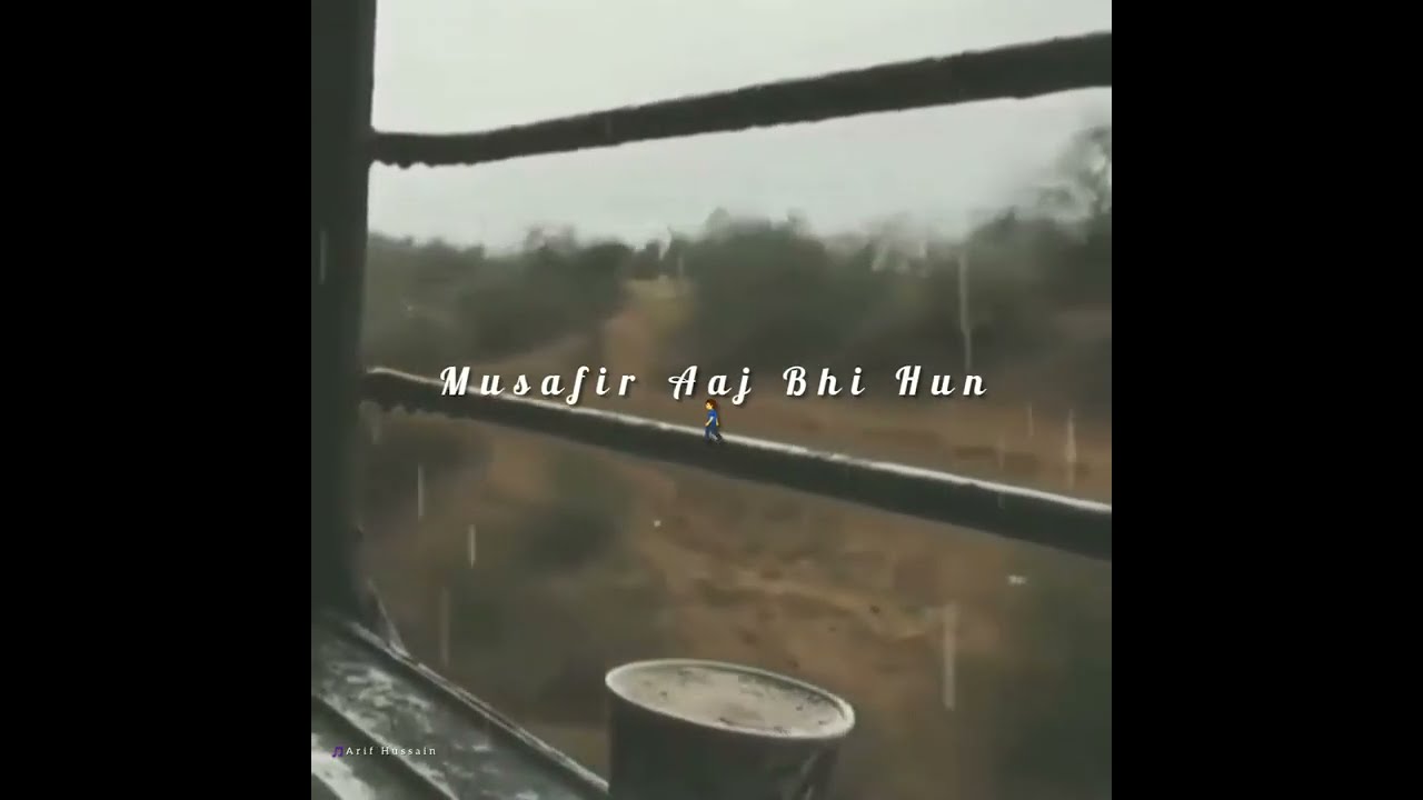 MUSAFIR KAL BHI THA Sad Urdu Shayari Whatsapp Status #shorts