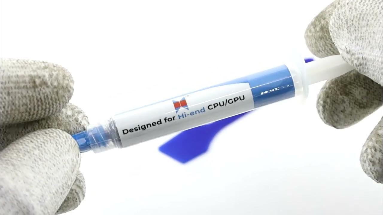 Термопаста HY-P15 2гр. Шприц 15.2 W/m-k - YouTube