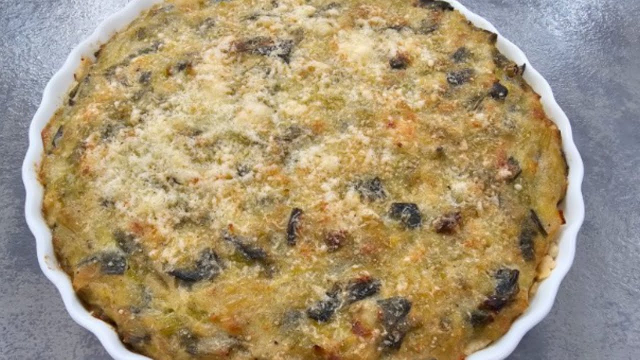 Rreze Dielli - Byrek i hapur pa petë me presh nga zonja Albana