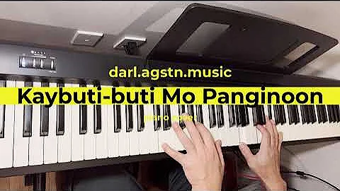 Kaybuti-buti Mo Panginoon (piano cover with lyrics)