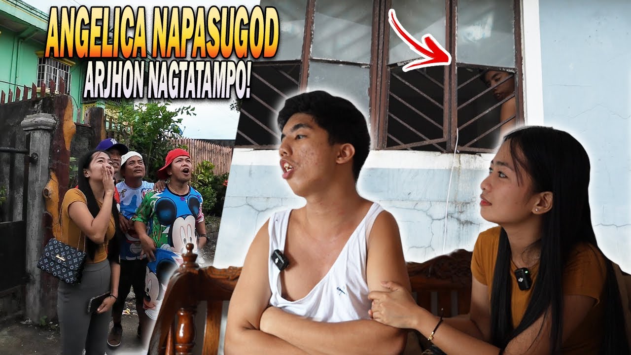 HALA! ANGELICA NAPASUGOD SA BAHAY NI ARJHON!