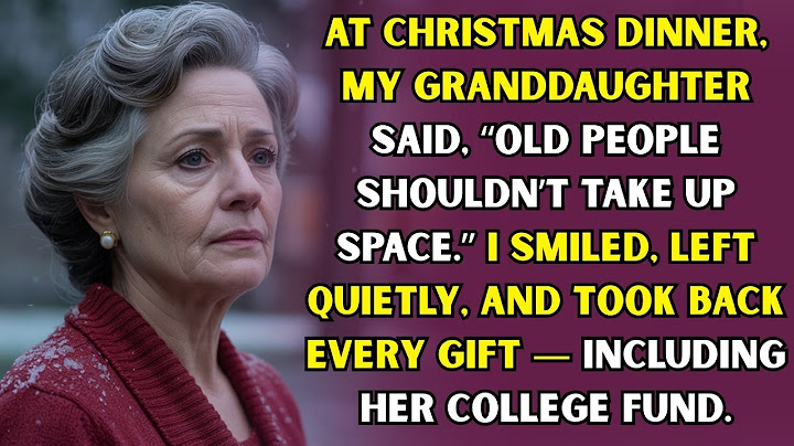She Mocked Me at Christmas Dinner  I Smiled, Walked Out — Then Canceled Her Entire College Fund
