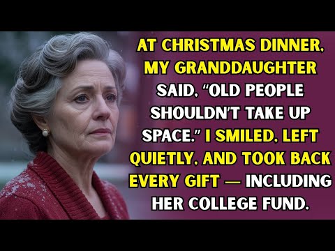 She Mocked Me at Christmas Dinner  I Smiled, Walked Out — Then Canceled Her Entire College Fund