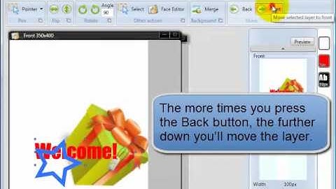 How to rearrange layers up-down the layer stack with Virtual Cover Creator 3.0