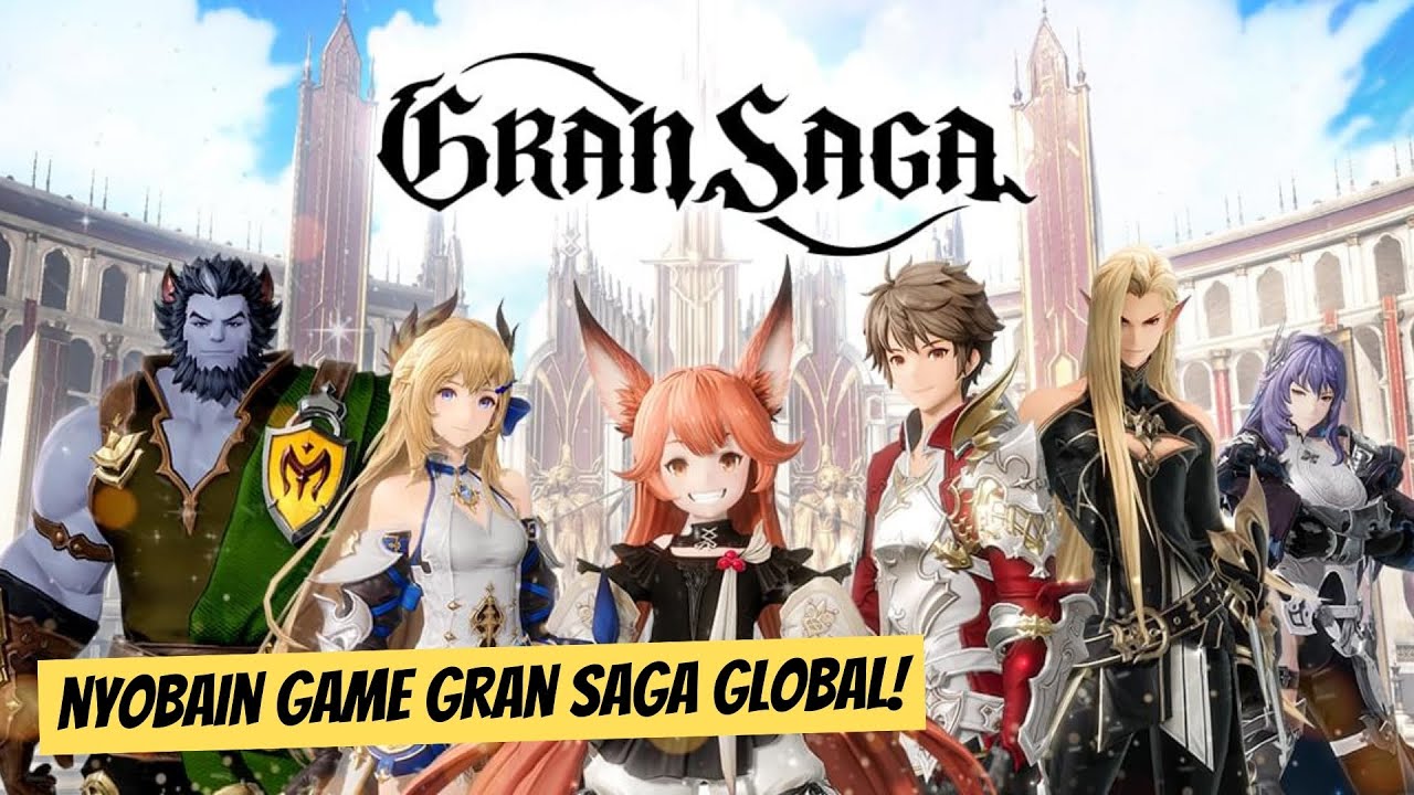 Nyobain Game Gran Saga - Anime-style MMORPG Gameplay! - YouTube