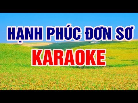 Hạnh Phúc Đơn Sơ - Karaoke Beat chuẩn || Nhạc Sống Thanh Ngân