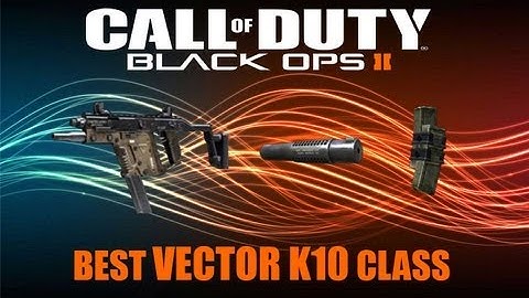 Black Ops 2 (Best Vector k10 Class)
