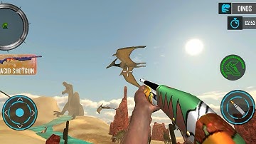 Real Dino Hunter Fps Shooter Android ios Gameplay - Dinosaur game - #nexusgameplay76  #12