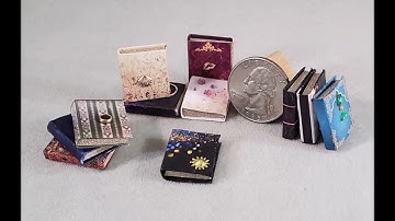 Dollhouse Miniature Books for 1:12 scale Dollhouse