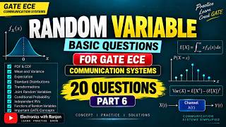 random variable basic question for gate ece /part 6 / communication system