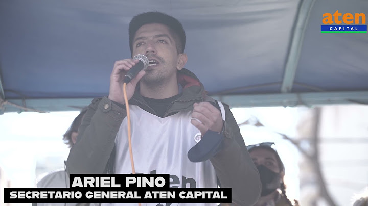 JUSTICIA PARA MÓNICA, MARIANO Y NICOLÁS Discurso Ariel Pino completo