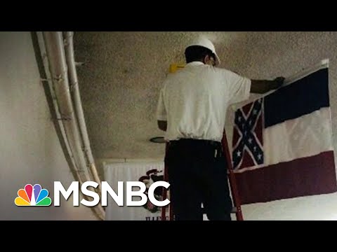 Retired Mississippi Flag Removed On Capitol Hill | The 11th Hour | MSNBC