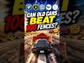 100 Fences vs OLD CARS ! 🚗💥 (Unexpected Ending) #shorts