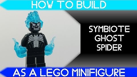 How to Build Symbiote Ghost Spider as a LEGO Minifigure