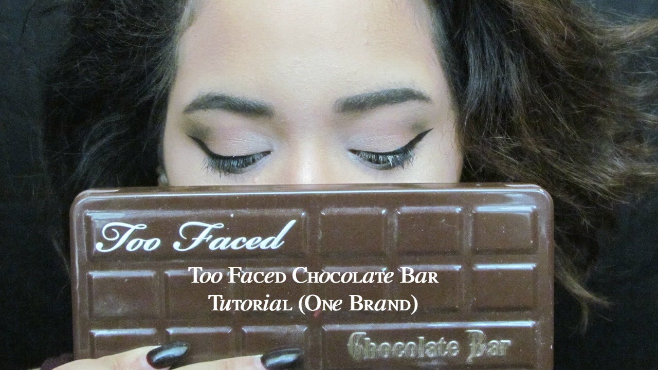 Too Faced Chocolate Bar Makeup Tutorial (One Palette) YouTube