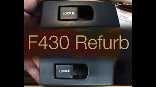 Ferrari interior coating refurbishing - F430 door handle
