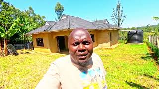 Will you change your Three Bedroom House if you were my client in Vihiga? Water Harvest Ironsheets!!