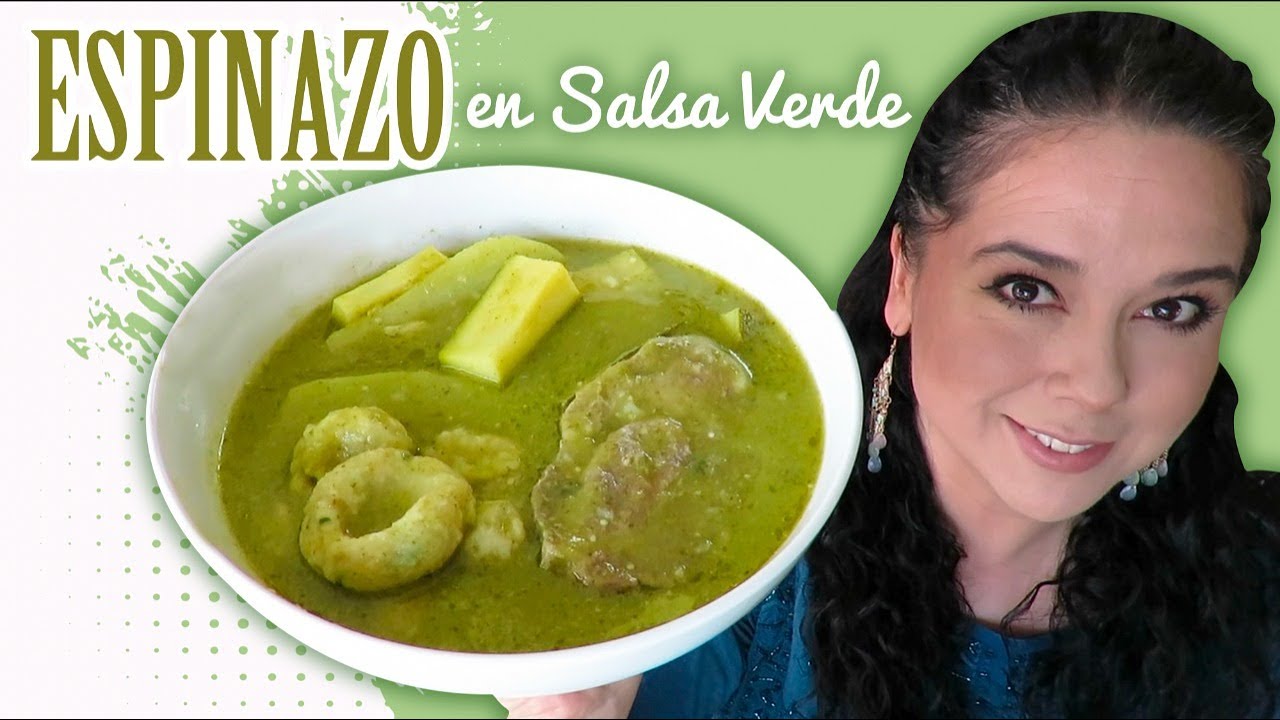 Espinazo de cerdo en salsa verde con bolitas de masa de tamal/Marisolpink -  YouTube