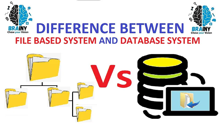 FILE BASED SYSTEM Vs DATABASE SYSTEM | DIFFERENCE BETWEEN FILE BASED SYSTEM AND DATABASE SYSTEM