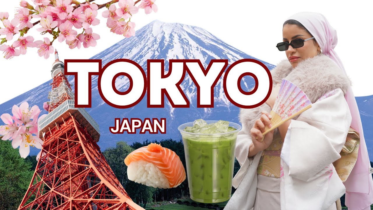 My trip to Japan ||  فلوق رحلتي الى اليابان  طوكيو في موسم الساكورا