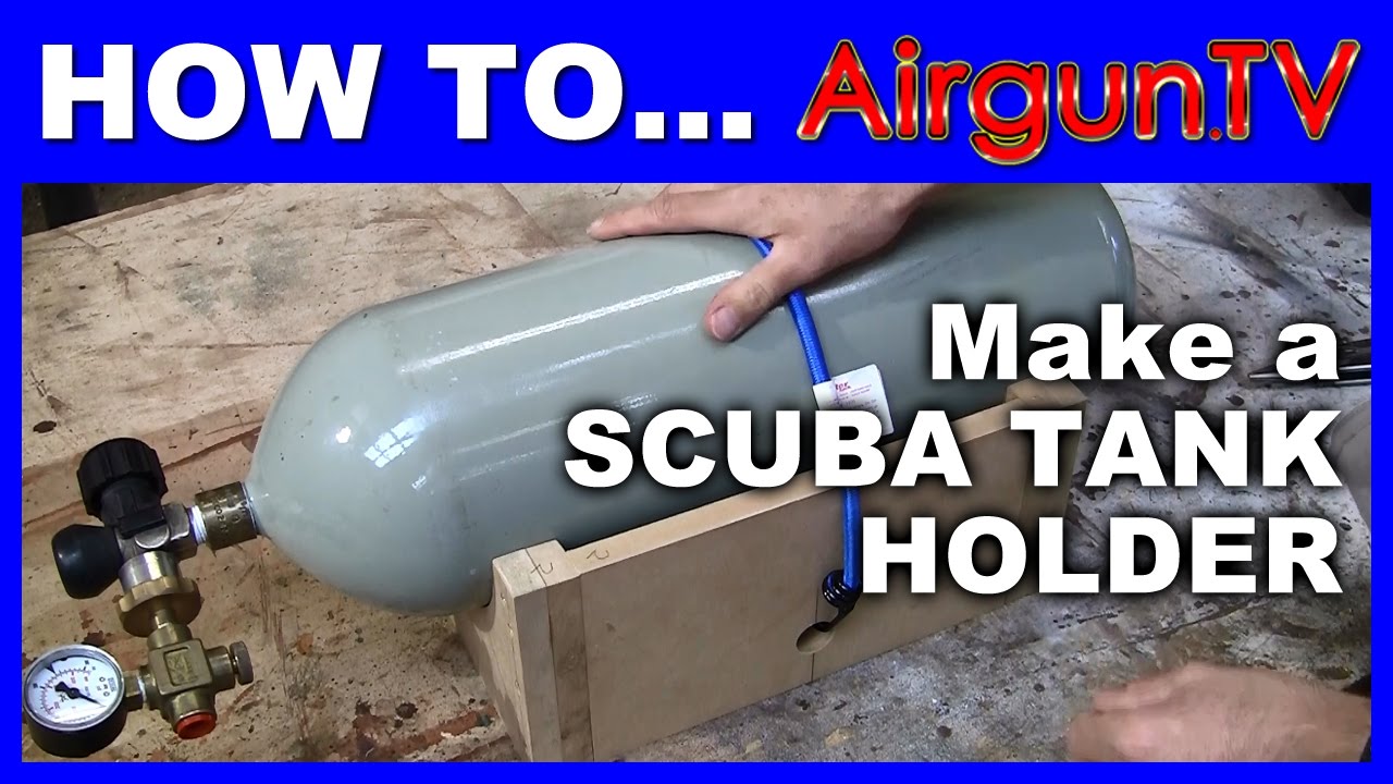 傘立てダイビングタンク自作 HOW TO make a PCP scuba tank holder - YouTube