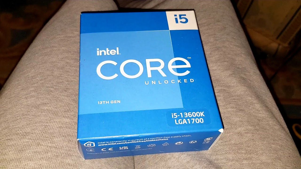 Unboxing Intel I5-13600kf, 13th gen CPU, LGA 1700 