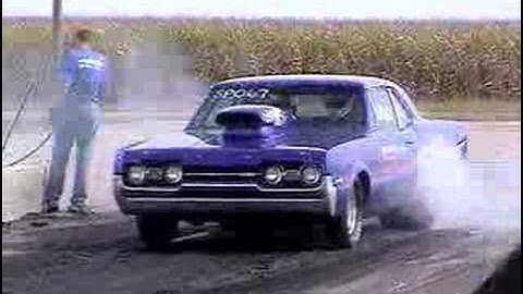 1967 442 burnout