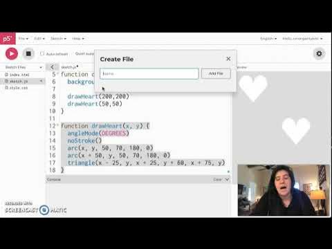 AP CSP Linking Multiple JavaScript Files in p5 Editor - YouTube
