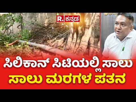 Bengaluru Tree Fall : ಸಿಲಿಕಾನ್ ಸಿಟಿಯಲ್ಲಿ ಸಾಲು ಸಾಲು ಮರಗಳ ಪತನ | Republic Kannada