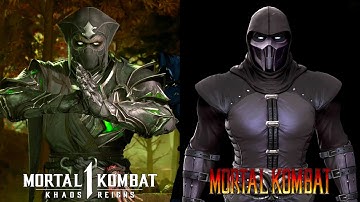 Mortal Kombat 1 Khaos Reigns vs Mortal Kombat 9 Character Comparison (4K 60FPS)