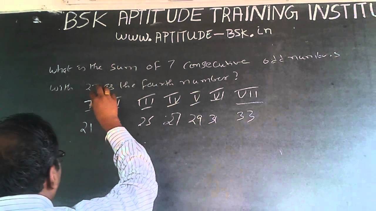 Quantitative Aptitude Arithmetic Progression odd Numbers 3 shortcut Mascot maths is fun