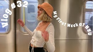 VLOG #32 // My First Week in College at NYU