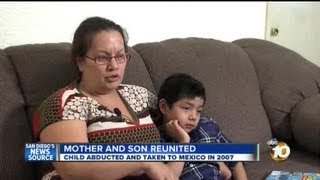Mother reunited with abducted son after 5 years apart