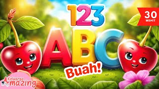 📖 Belajar Huruf A–Z & Angka 1–10 Bareng Buah Warna Warni 🍒  Edukasi Seru Anak TK & PAUD