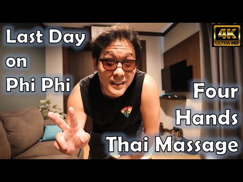 Four Hands Thai Massage in Thailand | Two Masseuse 🇹🇭 - YouTube