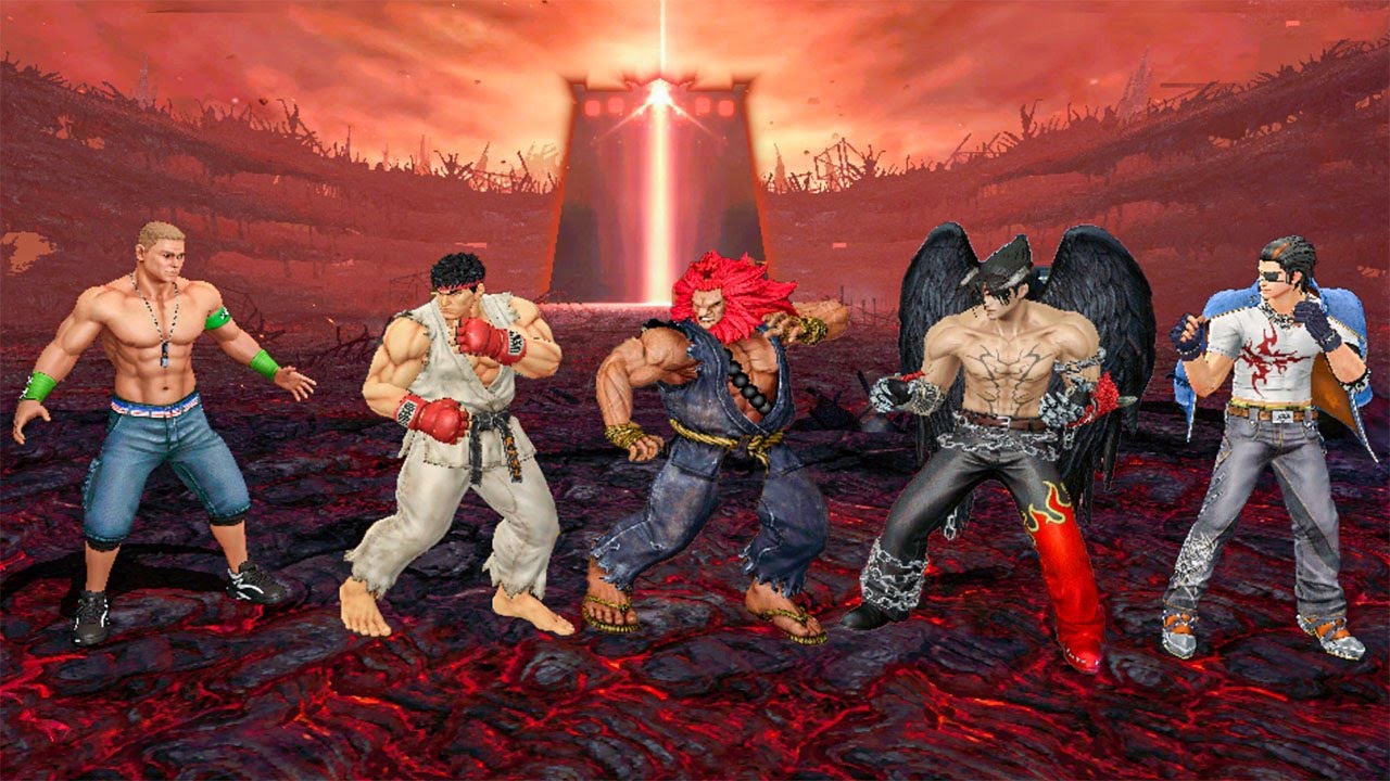 John Cena Gameplay - KOF ALLSTAR