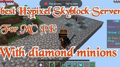 Real Hypixel server join in Minecraft pocket edition on Android phone By Imperial Gamerz
