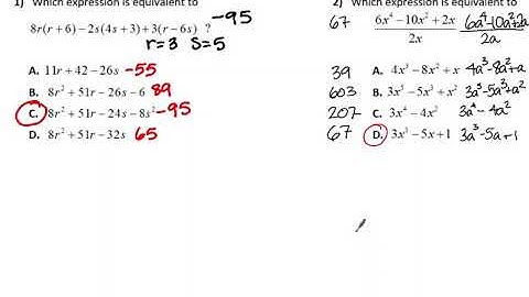 Algebra 1 SOL Packet H - Simplifying Expressions and Operations with Polynomials