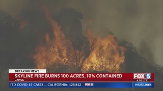 100-Acre Brush Fire In Jamul Prompts Evacuations